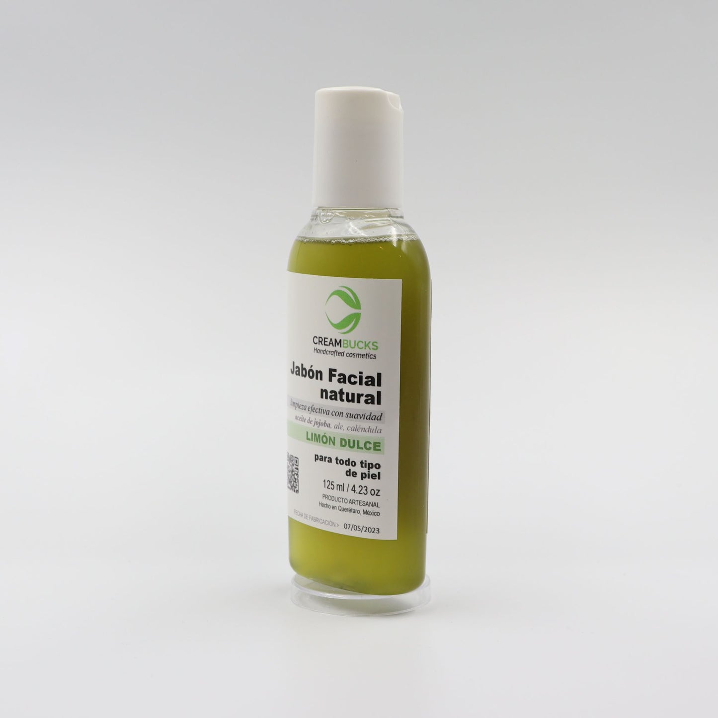Jabón facial natural con aceite de jojoba