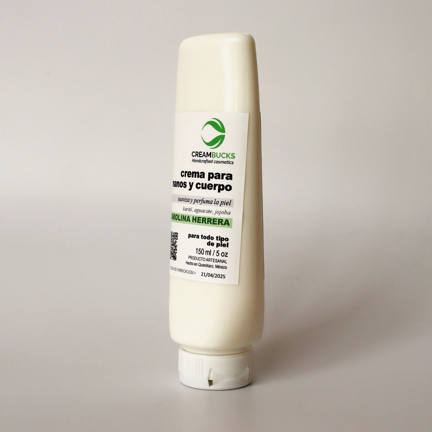 Crema hidratante con perfume premium