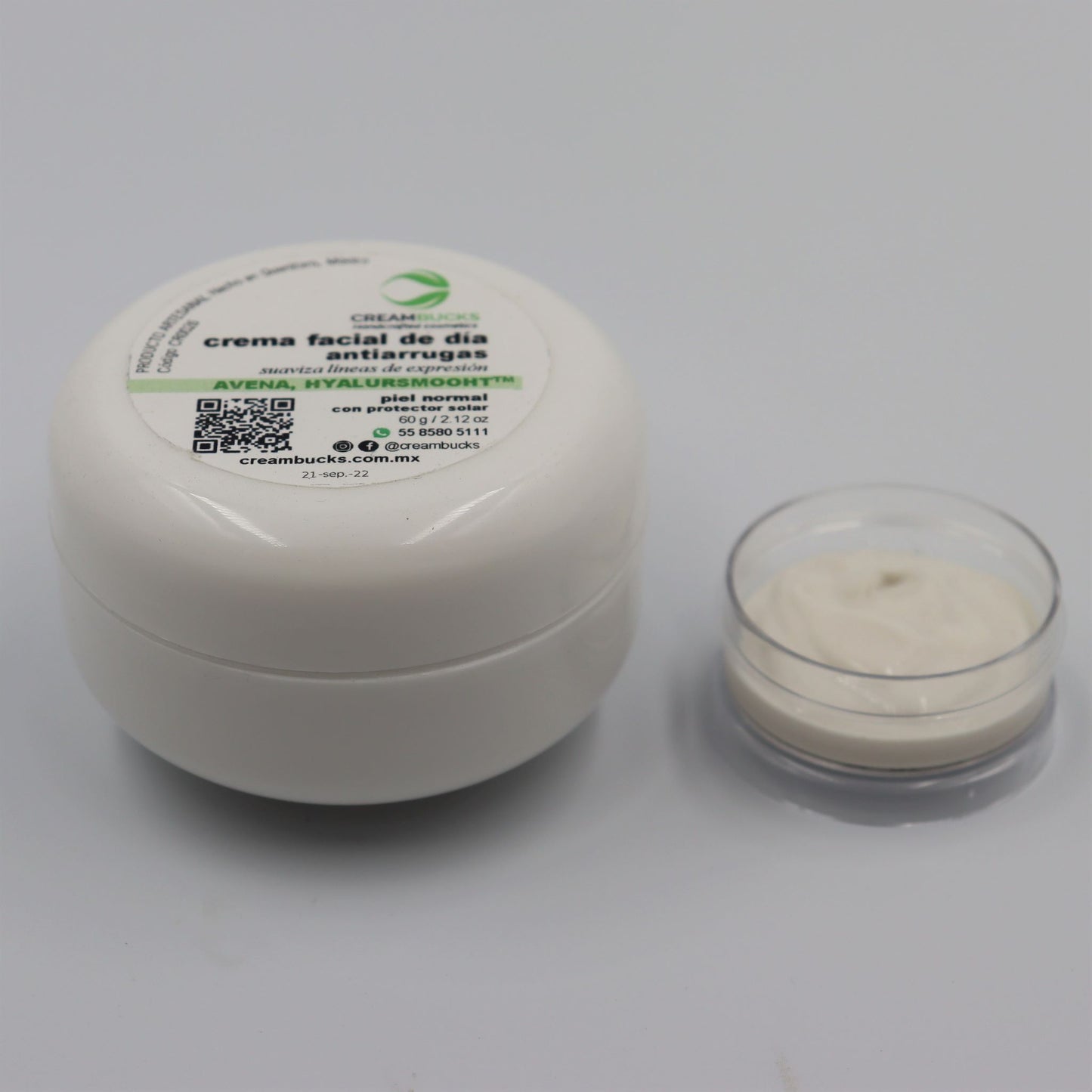 Crema facial de día antiarrugas