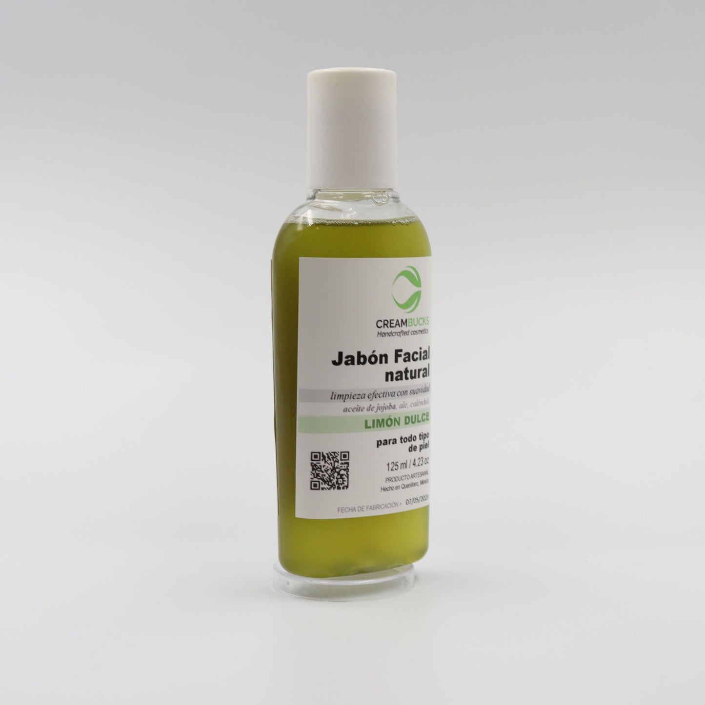 Jabón facial natural con aceite de jojoba