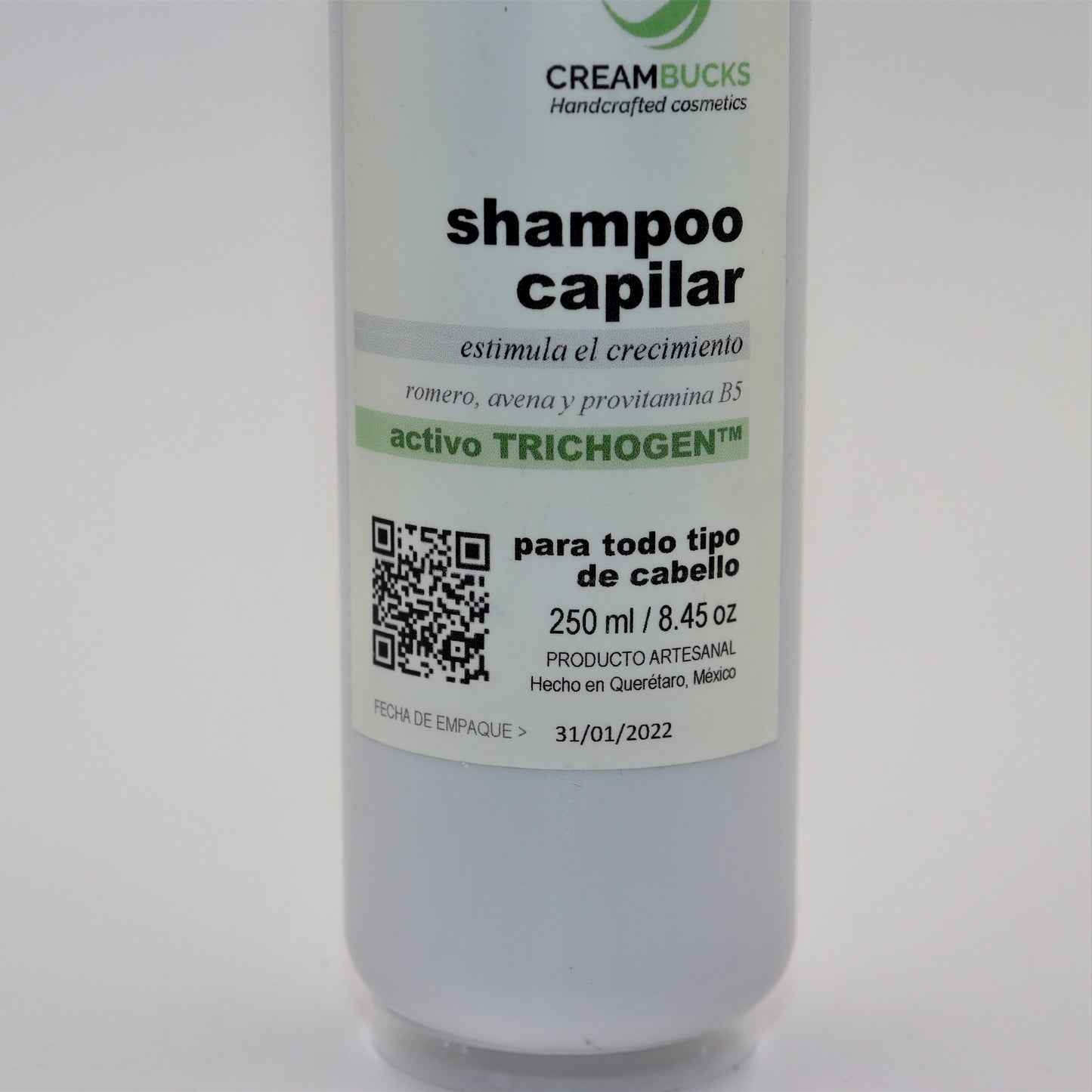 Shampoo capilar anti-caída con activo Trichogen