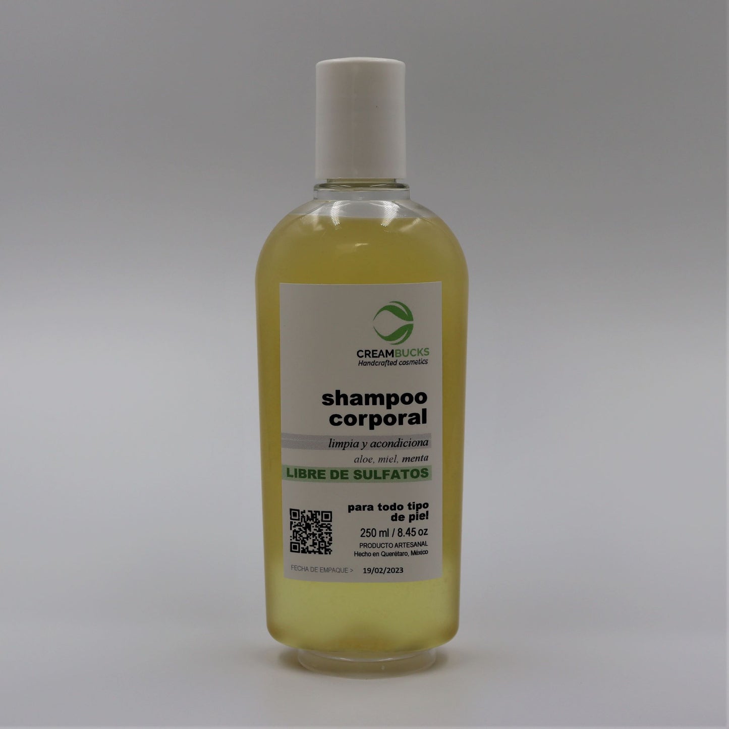 Shampoo corporal libre de sulfatos